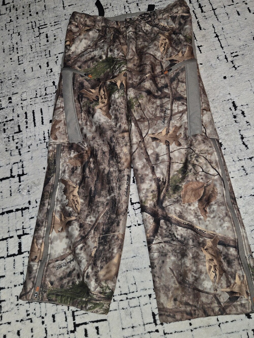 Cabela's Woodlands Camo Hunting Pants Youth M Thick warm